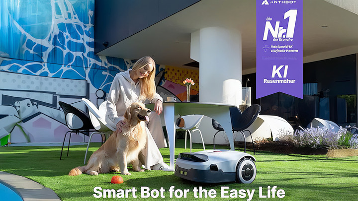 ANTHBOT Genie: The intelligent robotic lawn mower for perfect lawn care