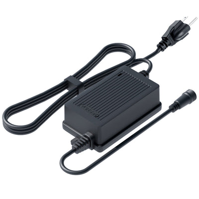 Power Adapter for Genie Charging Station with AC plug and power brick for charging the dock.