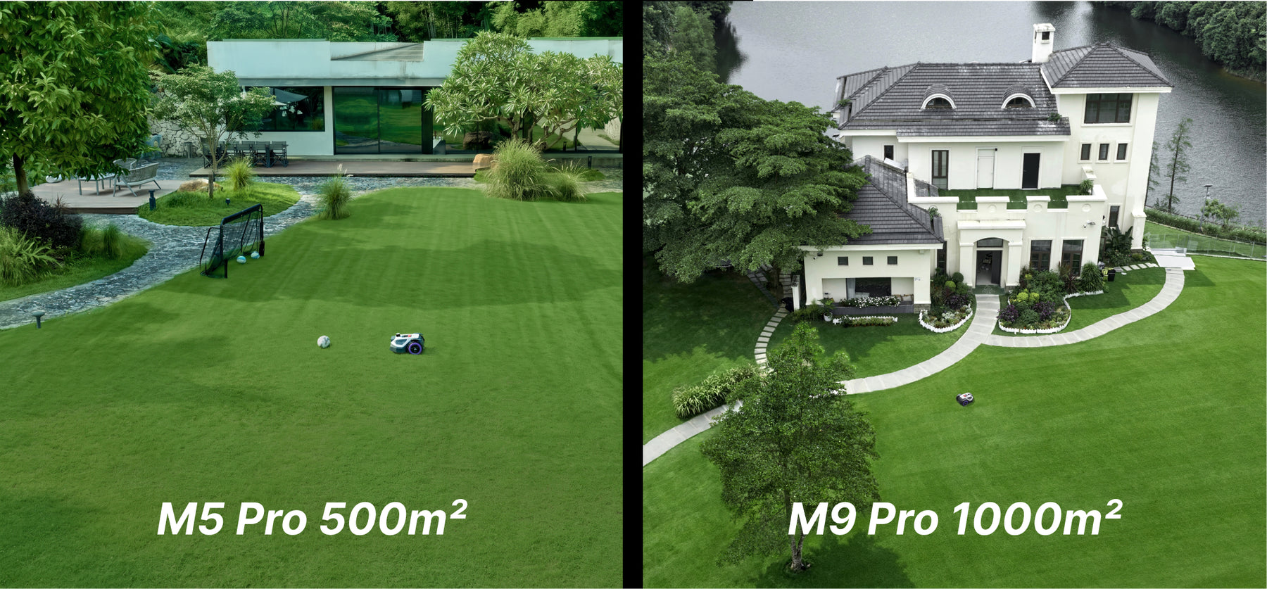 Two Mowing Areas at Your Option
