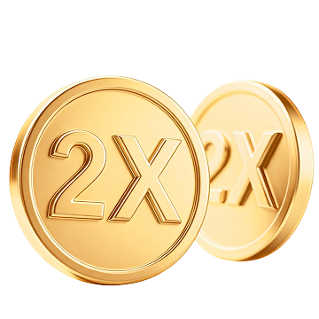 2× Reward Points
