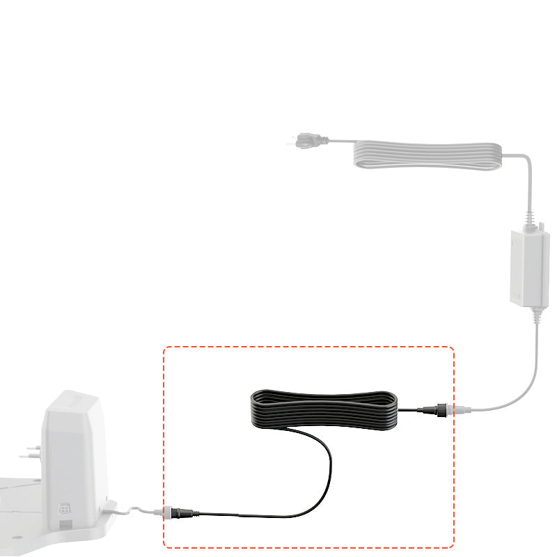 Cable de extensión del adaptador de corriente