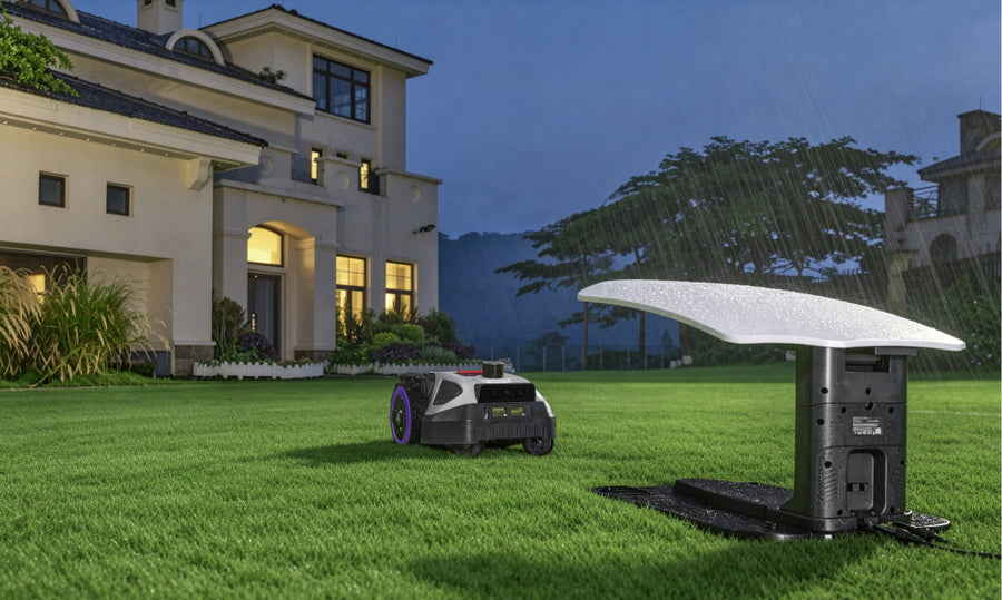 Auto homing of the mower when it rains.